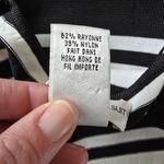 Jones New York Suit Black & White Striped Knit Tank Top – Size 10P Photo 6