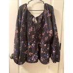 Ava & Viv  Women's Plus Size 4X Floral Print Long Sleeve Blouse Top Photo 6