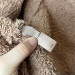 SKIMS Camel Tan Teddy Sherpa Wrap Crop Top Sz L / XL Streetwear Loungewear Cozy Photo 4