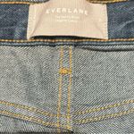 Everlane Denim Short Size 31 Organic Cotton Cut Off Rolled Hem Mid Rise Blue Photo 5