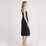 NWT Quince 100% European Linen Scoop Neck Midi Dress Black XS Photo 11