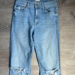 MOTHER The Insider Crop Step Fray Thrilling Shots 27 Blue Photo 5