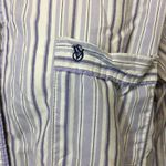 PINK - Victoria's Secret Victoria's Secret Sleep Shirt Button Front Striped Cotton Purple Medium Photo 5