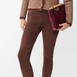 J. McLaughlin  brown faux suede leggings size small new with tags Photo 0