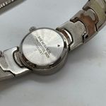 Premier Designs  22mm ladies  silver tone cuff bracelet watch 7”w/battery Photo 5