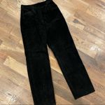 Sonoma  NWT Black Suede Leather Dress Pants Size 8 Photo 12
