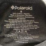 Polaroid  Black Short Sleeve Tee with Rainbow Logo Photo 1