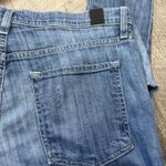 Vince  Mason Relaxed Rolled Women's Jeans Size 28 Blue Distressed Denim Photo 4