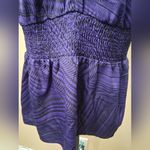 Banana Republic NWOT Purple and Black Patterned Dress Photo 6