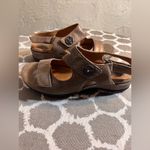 Clarks Golden Bronze Sandals Adj Straps Artisan summer business casual NWOT Brown Size 8 Photo 2