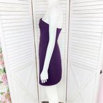 Max and Cleo  Rhinestone Detail Strapless‎ Sheath Dress Purple 2 Photo 1
