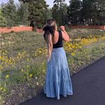 Urban Outfitters Patchy denim maxi skirt Photo 1
