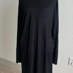 IRO Black Maxi semi sheer turtleneck dress Photo 0