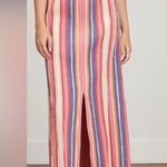 Mara Hoffman  WOMENS MEDIUM Striped Multicolor Maxi Skirt Photo 2
