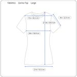 Fabletics Zarina T-Shirt Womens Large Crochet Inset Stipe Activewear Athleisure Photo 9