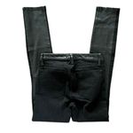 Helmut Lang  Coated Black Skinny Jean Photo 4