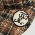 Urban Outfitters Coney Island Picnic Plaid Coffee Patch Dad Hat NWT - Brown Photo 1