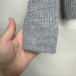 SheIn  Women's Gray Knit Sweater Size Large – Waffle Texture Pullover Photo 2