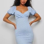 Missguided Blue Mini Dress Photo 0