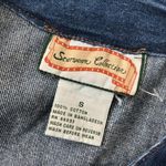 Starwear Collection Denim Mini Dress A Line Western Pockets Long Sleeve Cotton S Blue Photo 2