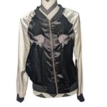 RolyPoly M Embroidered Souvenir Bomber Jacket Black Size M Photo 0
