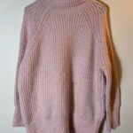 ZARA  Blush Pink Oversized Chunky‎ Turtleneck Sweater Medium Photo 0