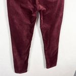 AG Adriano Goldschmied AG Anthropologie Size 27 Pants Red Corduroy Skinny Velour The Stevie Ankle‎ 152 Photo 5