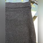 House of Harlow 1960 Metallic Knit Side Slit Maxi Skirt in Black Photo 5