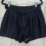 Joie ‎ Dark Wash Belted Shorts Size 0 Photo 0
