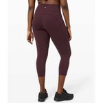 Lululemon Invigorate High-Rise Crop 23" Align Leggings Burgundy Women's 4 W6BDV Photo 1