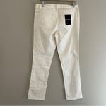 Club Monaco  White Ella Slim Straight Jeans NWT Size 32 Photo 3