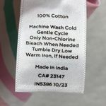 Talbots  Striped‎ Cotton Button Down Shirt Pastel Colors Womens Size S Photo 4