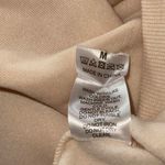 Cream and pink oversized hoodie with "It's not that serious" print size Medium Tan Photo 2