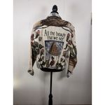Vintage Painted Pony Tapestry Jacket O/S Floral Cottagecore Grannycore Bees Size undefined Photo 1
