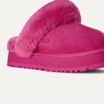 UGG Disquette -  Pink Fuzzy Mules Photo 1