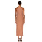 Jonathan Simkhai Standard Megan rib knit racerback maxi dress in teak size small Brown Photo 16