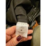 New York & Co Aaron & Amber black faux leather wide leg crop pants size M Size M Photo 9