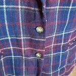 White Stag Vintage  Red Navy Blue Plaid Wool Blend Blazer Size 12 Photo 1