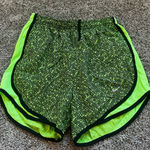 Nike  Dri-FIT Neon Green and Black Shorts Photo 0