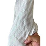 Victoria's Secret White Long Sleeve Button Up Sleep Shirt Shimmer XL Photo 7