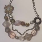 Ny Collection Chunky necklace bib signed NY statement adjustable boho Photo 1