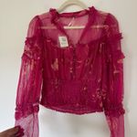 Free People Time for Shine Top Pink Photo 8