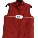 Talbots Burnt Orange Vest Size S Photo 4