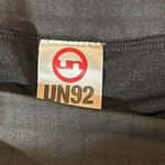 UN92 Women’s Black W/Dumbbells waist zip pocket Built in Underwear / 6 USA Photo 5