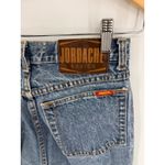Vtg 80s Jordache Basics Acid Wash Denim Jeans High Waist Bow Ankle Zipper 11/12 Blue Size undefined Photo 2