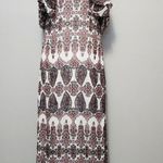 Banana Republic  Factory Warm Paisley Cold Should Chiffon Maxi Dress Size 4 Photo 2