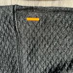 Lucy Quilted Charcoal Gray Activewear Athletic Yoga Sweatshirt Size M Size M Photo 2