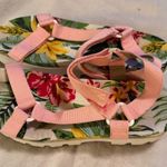 Charles David  Pink Platform Chunky Sandals sz 7.5 strappy tropical beach Photo 1