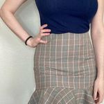 Aritzia Sunday Best Astala Skirt Plaid Gray Size 8 Photo 0