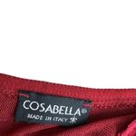 Cosabella L Semi Sheer Lingerie Slip Dress Wine Red Lace Trim Italian Sleepwear Photo 1